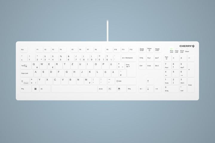 Produktbild CHERRY AK-C8112 MEDICAL KEYBOARD WHITE (CH, Kabelgebunden)