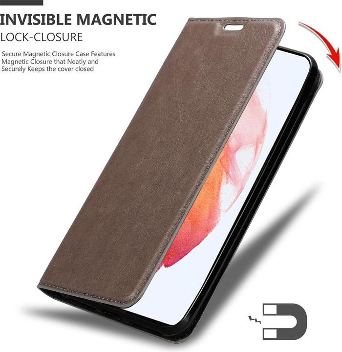 Produktbild Cadorabo Book Invisible Magnet Cover (Samsung Galaxy S21+)