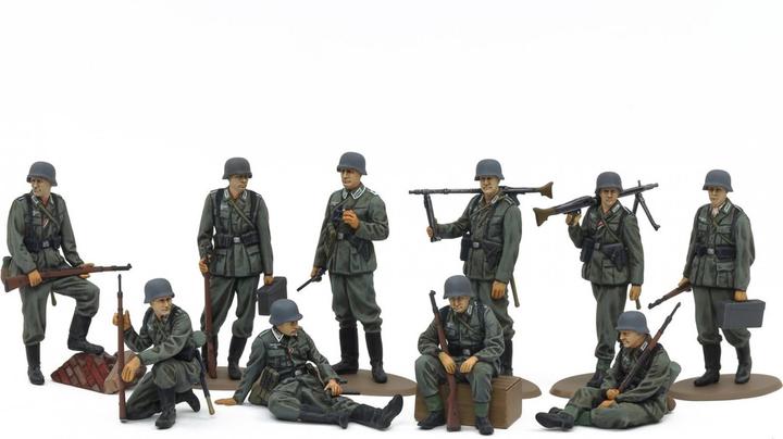 Actual product image Tamiya 1/48 WWII Wehrmacht Infantry Set