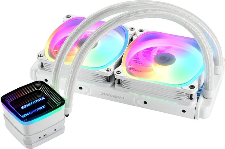 Immagine prodotto Enermax AQUAFUSION ADV ARGB Snow White 240 AIO CPU Water Cooling Intel LGA1700 AM5 Ready, 250W+ TDP