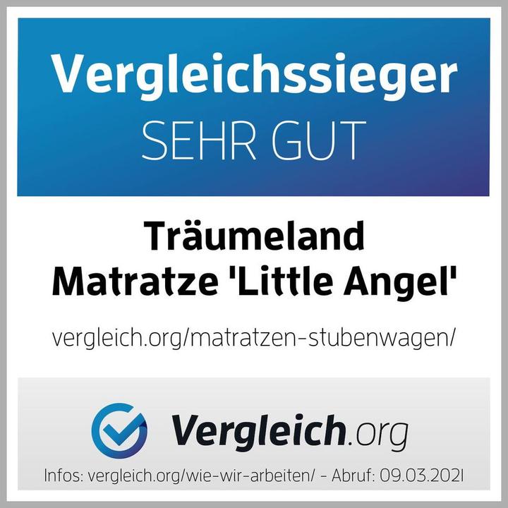 Label énergétique Träumeland Matelas berceau Little Angel (45 x 90 cm)
