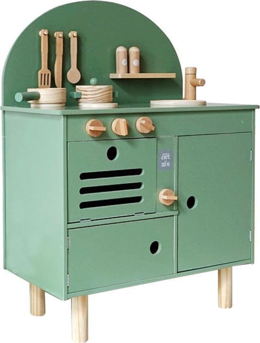 Image du produit Nelaroom Cuisine en bois rétro avec accessoires