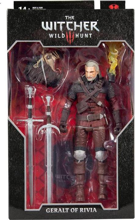 Produktbild McFarlane Action Figure The Witcher 3 : Geralt (Wolf Armor) 18 cm