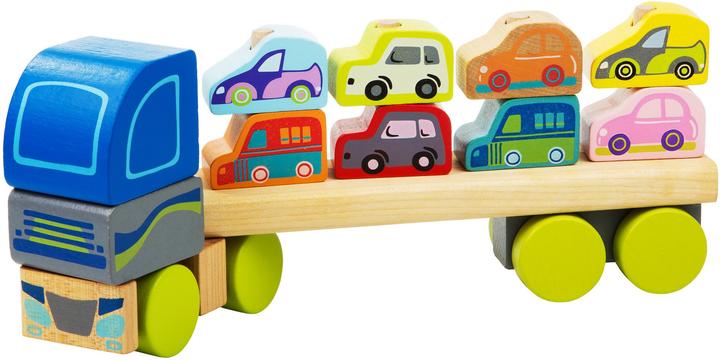 Cubika Autotransporter aus Holz
