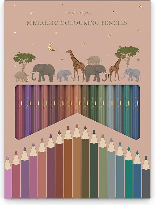 Image du produit Konges Slojd Metallic Farbstifte (Multicolore, 18 x)