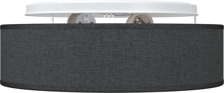 Produktbild VidaXL Deckenlichter Flush Mount Schwarz Ø 38 cm Stoff E27 (E27)