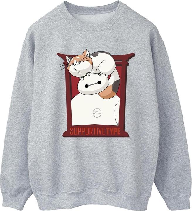 Actual product image Disney Womens/Ladies Big Hero 6 Baymax Frame Support Sweatshirt (M)