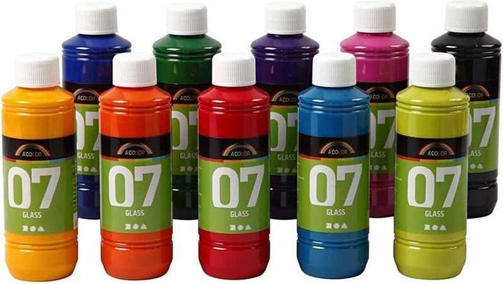 Produktbild A'Color A-Farbglas, 10x250 ml (Transparent, 250 ml)