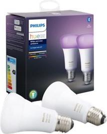 Image du produit Philips Hue White & Color Ambiance BT (E27, 9.50 W, 806 lm, 2 x, F)