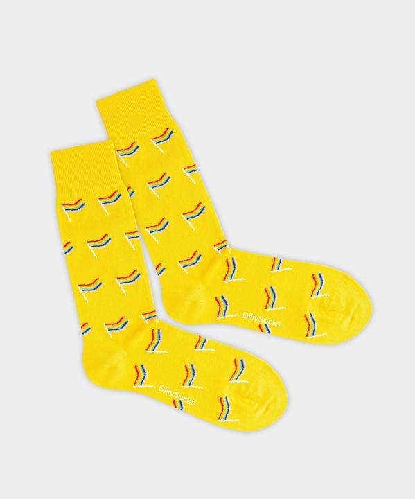 Actual product image DillySocks Wave Your Flag (Single pack, 41 - 46)