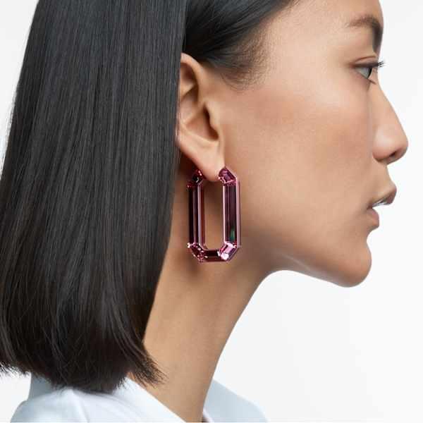 Produktbild Swarovski Lucent Creolen Rosa (Swarovski Metall)