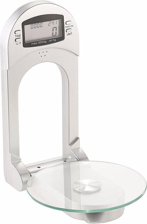 Actual product image Rosenstein & Söhne Digital kitchen scale for wall mounting (foldable)
