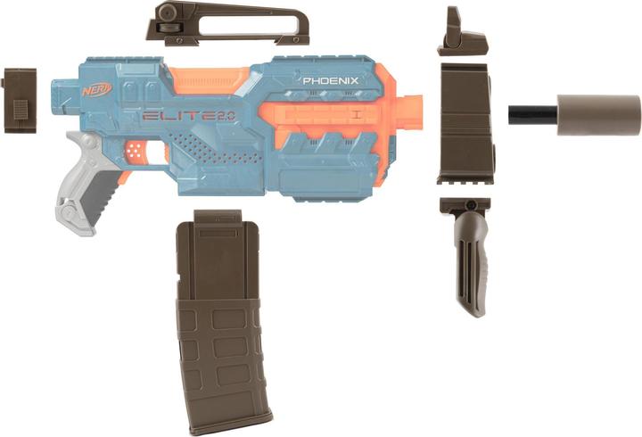 Actual product image Nerf SMG-Kit 2: Silencer Gun, olive