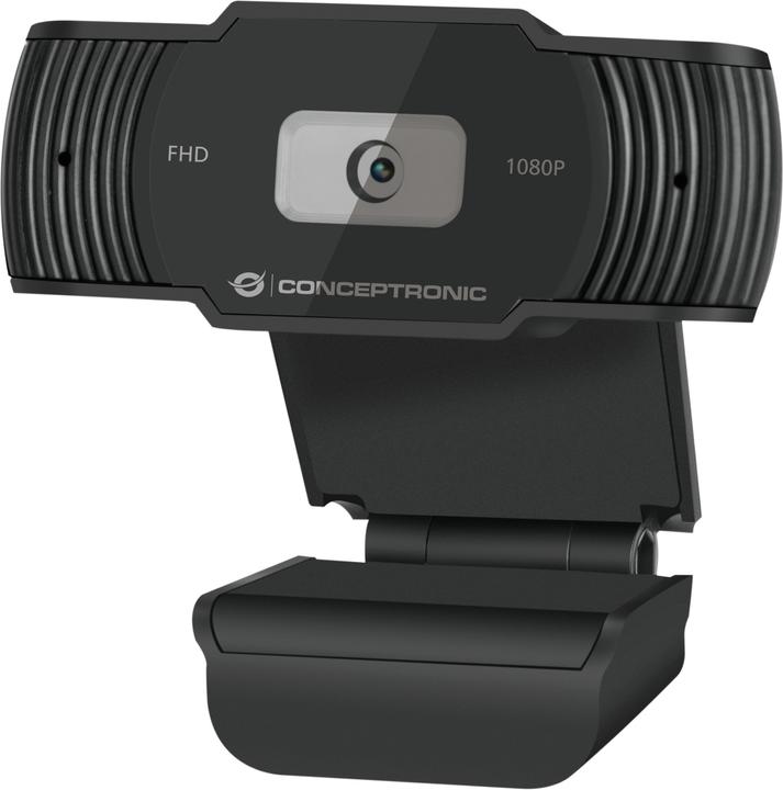 Actual product image Conceptronic Webcam AMDIS 1080P Webcam+Microphone sw (2 Mpx)