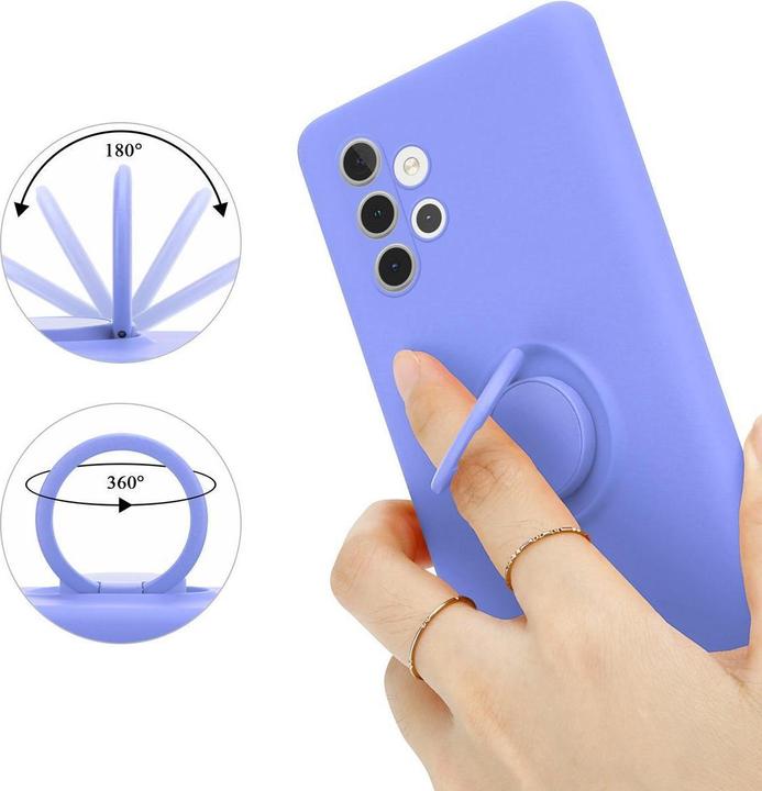 Image du produit Cadorabo TPU Liquid Ring Silicone Case Cover (Samsung Galaxy A32 5G)