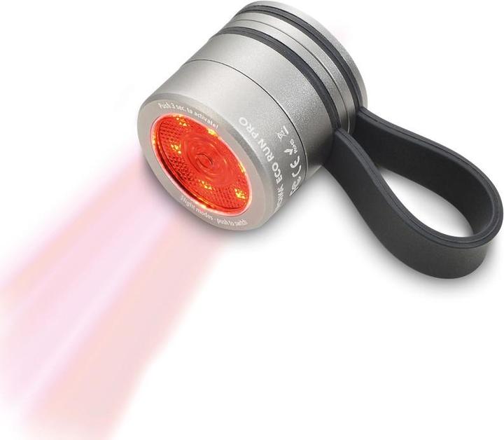 Troika ECO RUN PRO Taschenlampe Sport- und Sicherheitslicht, LED, 5 Leuchtfunktionen, 4 accessoires zur Bef (7 cm)