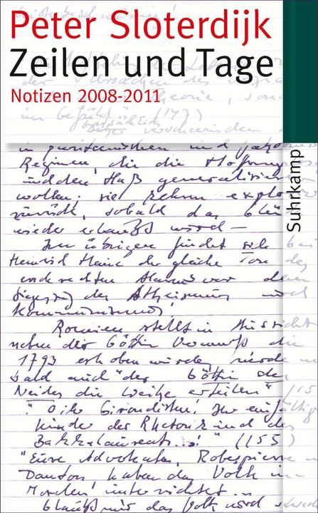 Image du produit Zeilen und Tage (Allemand, Peter Sloterdijk, 2013)