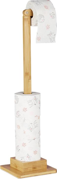 Actual product image Relaxdays Toilet paper holder standing