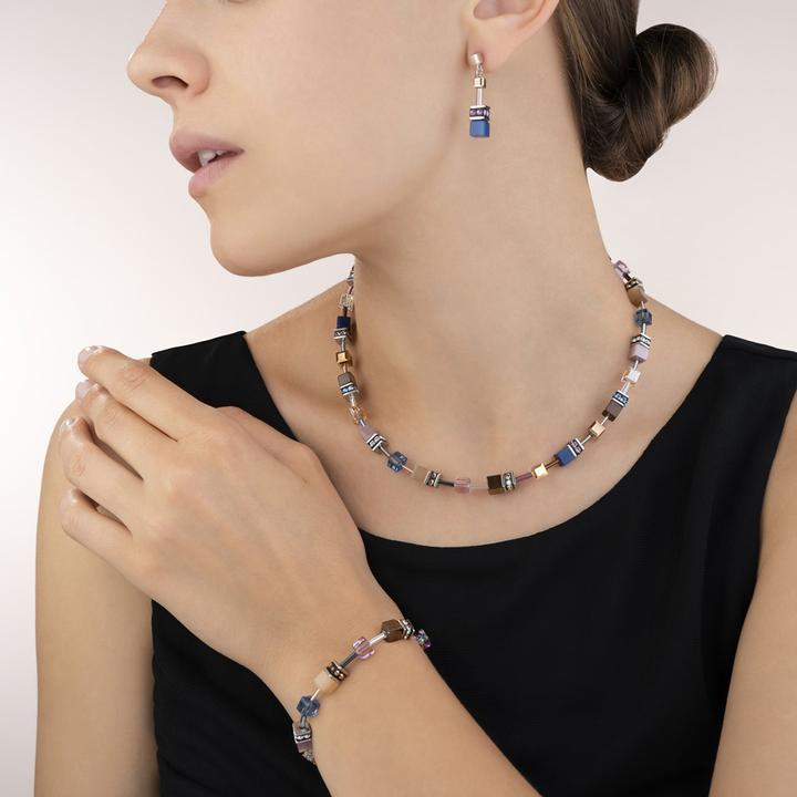 Immagine prodotto Coeur de Lion Collana GeoCube (Vetro, Acciaio inossidabile)