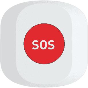 Actual product image Woox Zigbee Intelligent SOS Button