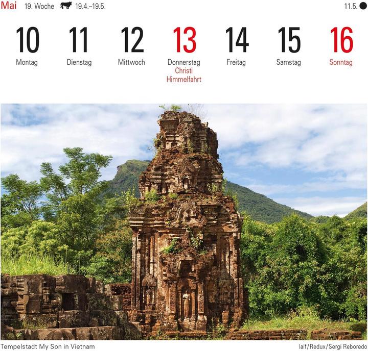Produktbild Harenberg Kalender Vietnam und Kambodscha 2021 (A5, Kein Einband, Deutsch)