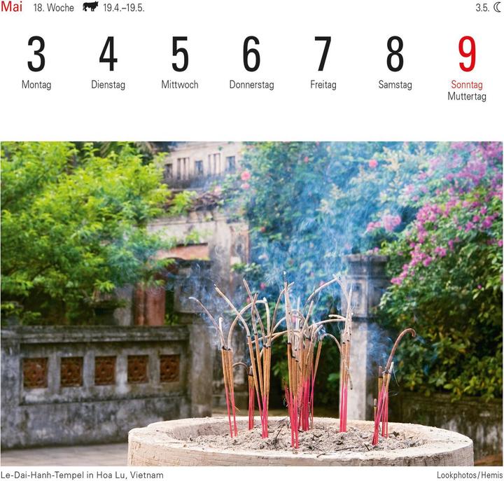 Produktbild Harenberg Kalender Vietnam und Kambodscha 2021 (A5, Kein Einband, Deutsch)