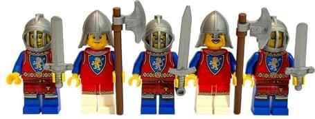 Productafbeelding LEGO Gevechtspakket Loewenritter geschikt voor 10305 Loewenritterburg - 10505 NIEUW! Hoeveelheid 5x (10505, LEGO Accessoires)