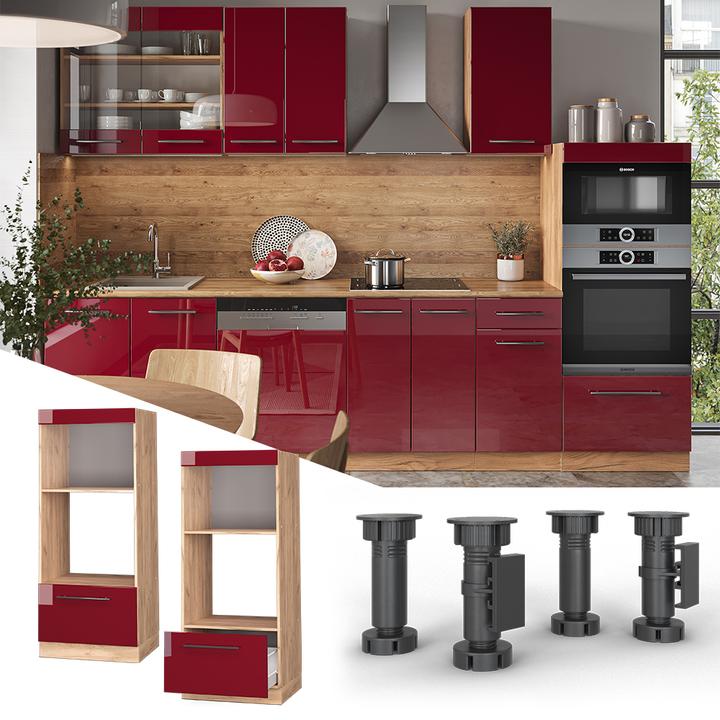 Actual product image Vicco Mikrowellenschrank Fame-Line (60 x 58 x 153.5 cm)