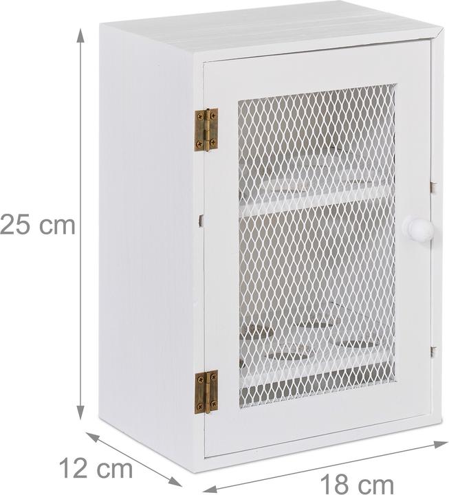 Immagine prodotto Relaxdays Armadietto portauova (18 x 12 x 25 cm, 5.50 l)