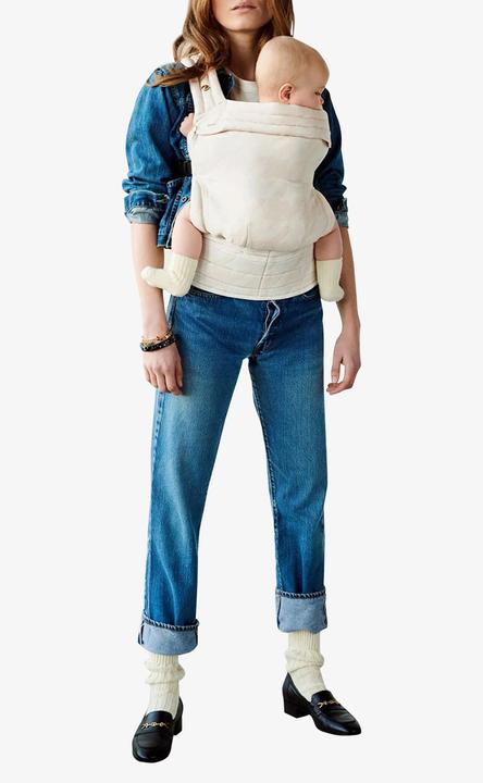 Actual product image Artipoppe Baby carrier "Tweed W" beige small patterned