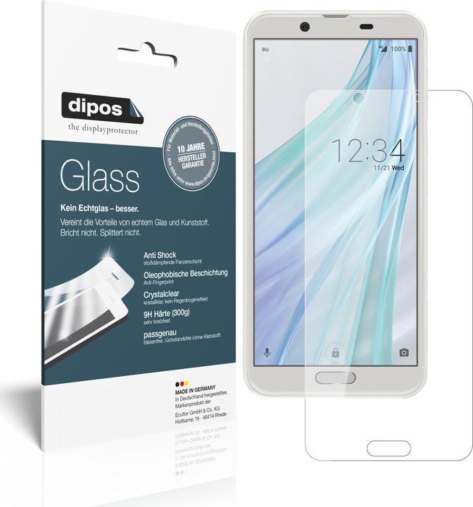 Actual product image Dipos Screen Protector Anti-Shock (2 Piece, Sharp Aquos Sense2)