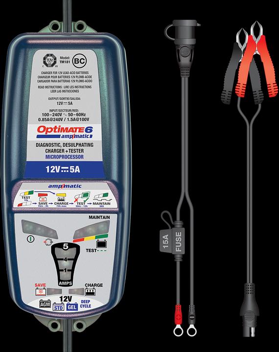 Produktbild Tecmate OptiMate 6 Ampmatic (12V, 5 A)