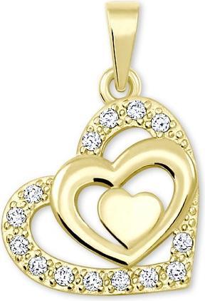 Immagine prodotto Brilio Ciondolo a cuore in oro con cristalli 249 001 00556