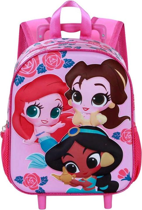 Immagine prodotto Karactermania Small 3D Backpack with Wheels Flowers