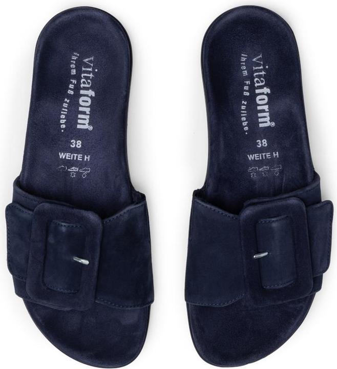 Actual product image Vitaform Pantoletten Damen Weite H Samtziegenleder (35)