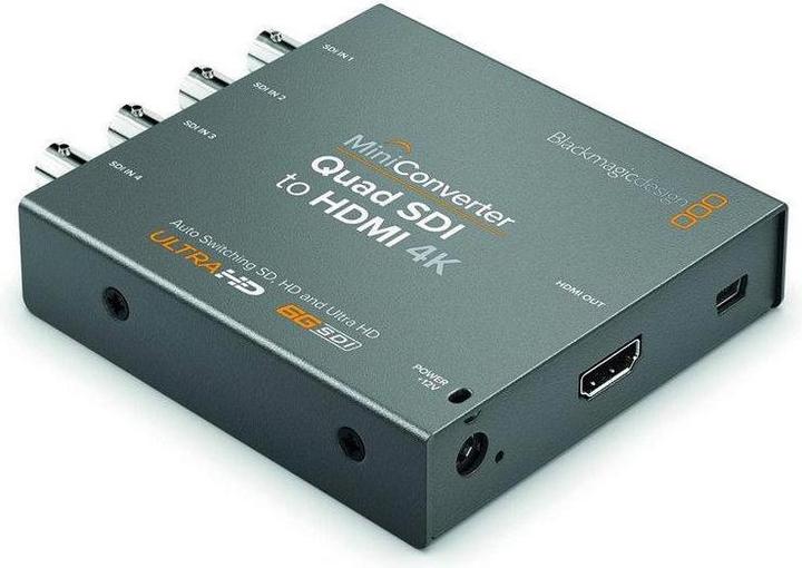 Immagine prodotto Blackmagic Design Mini Converter Quad SDI-HDMI 4K (Digitale -> Digitale)