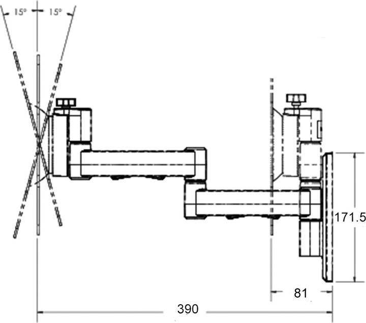 Produktbild Sanus MF215 (Wand, 39", 27.22 kg)