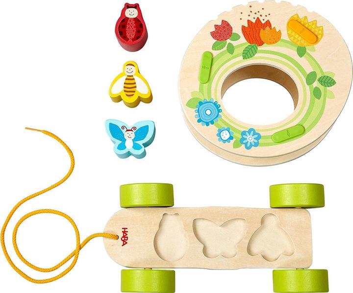 Actual product image Haba Pull-out figure flower meadow (MQ2) **