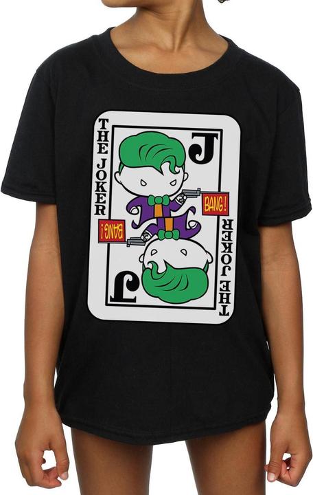 Produktbild Chibi Joker Playing Card TShirt Mädchen (128)