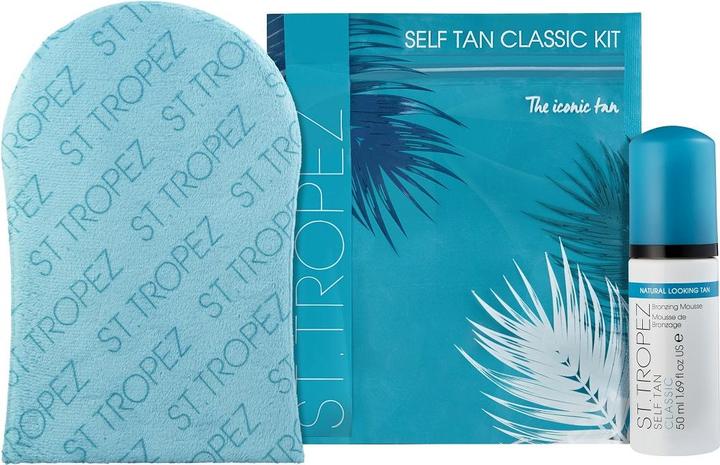 Produktbild St. Tropez Classic Mini Kit (Classic Mousse 50ml + Luxe Mitt) (Selbstbräunungsschaum, 50 ml)