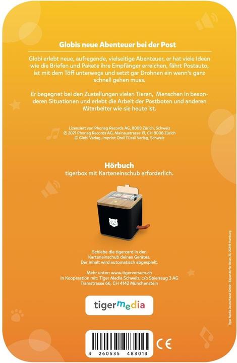 Image du produit Tigermedia tigercard - Les nouvelles aventures de Globi à la poste (Allemand)