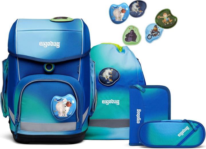 Actual product image Ergobag cubo 5-piece set Jungle Bear (19 l)