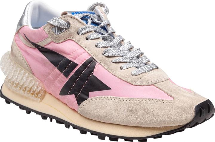 Immagine prodotto Golden Goose sneakers running marathon in suede and nylon color pink, gold and silver (42)