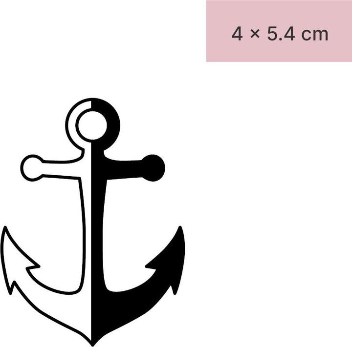 Produktbild minink Temporäres Tattoo – Anker