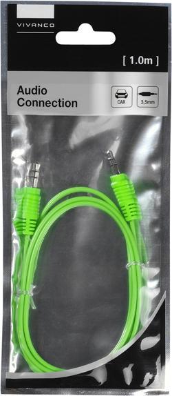 Actual product image Vivanco 3,5mm connection, 3,5mm male -3,5mm male (1 m, 3.5mm jack (AUX))