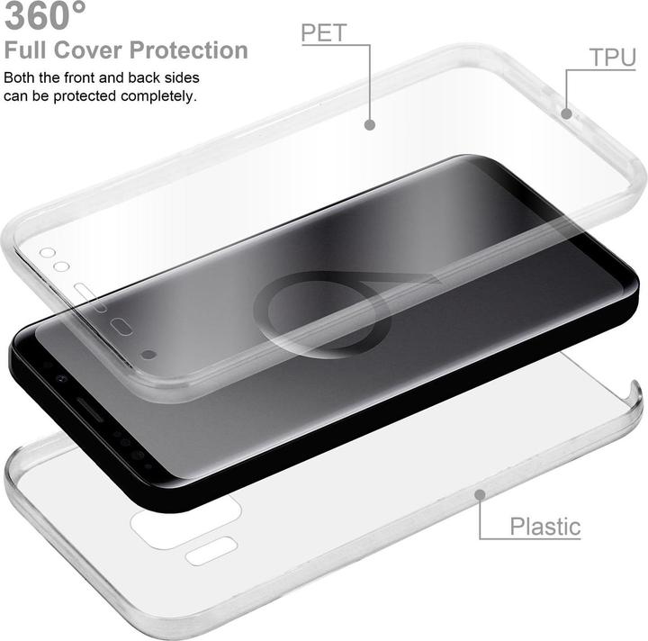 Produktbild Cadorabo TPU 360 Grad Case Cover (Samsung Galaxy S9+)