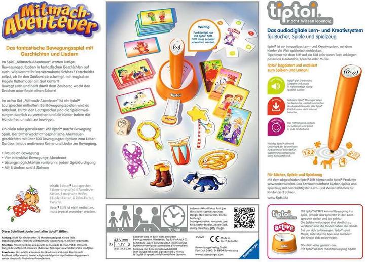 Immagine prodotto tiptoi Unisciti all'avventura (Tedesco)