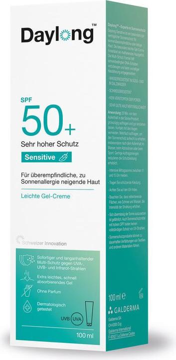 Produktbild Daylong Sensitive (Sonnengel, SPF 50+, 100 ml, 135 g)