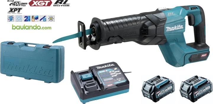 Actual product image Makita XGT JR001GD201 Battery Reciprocating Saw 40VMAX