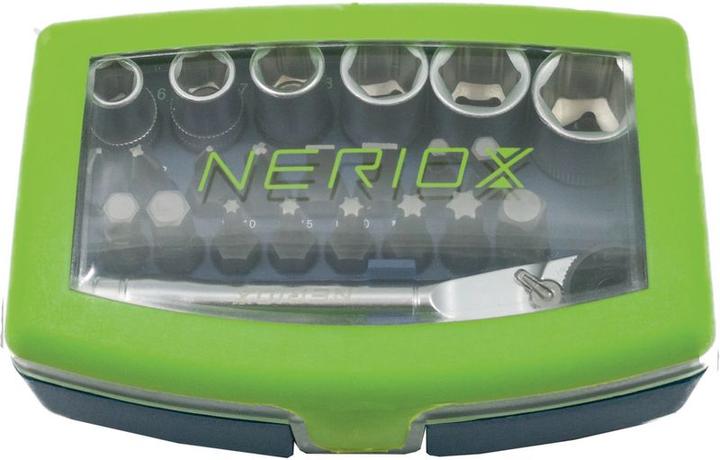 Immagine prodotto Neriox Set di bit e bussole 1/4" / 24 pezzi